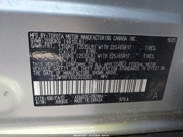 2025 TOYOTA RAV4 XLE