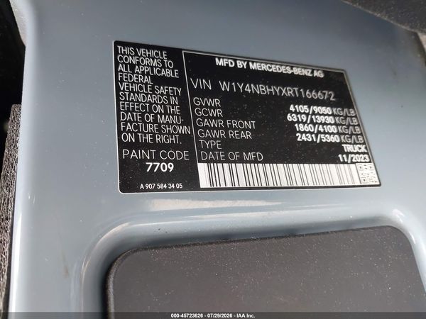 2024 MERCEDES-BENZ SPRINTER 2500