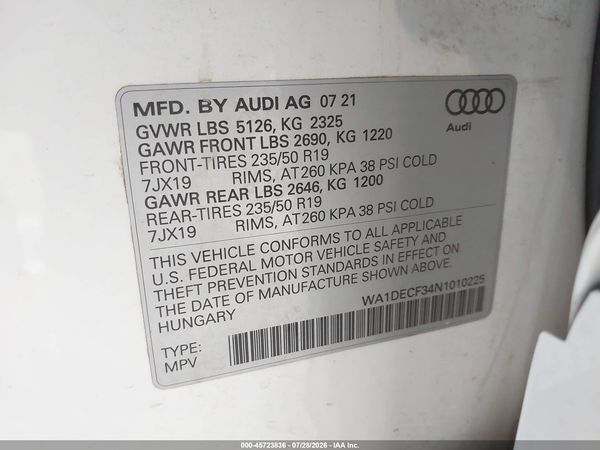 2022 AUDI Q3