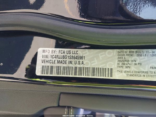 2025 JEEP GRAND CHEROKEE L LIMITED 4X2