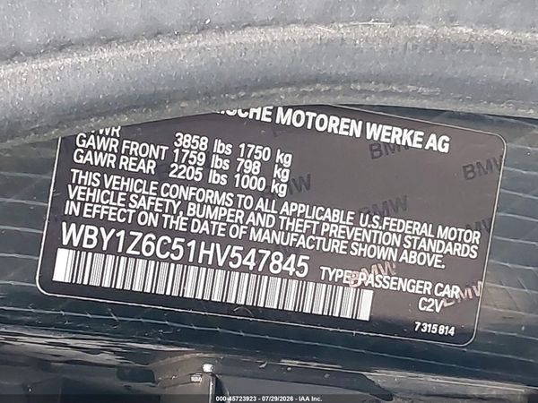 2017 BMW I3 94 AH