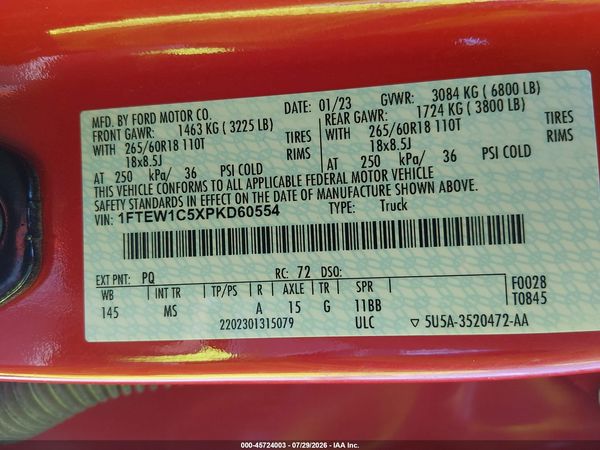 2023 FORD F-150 XLT