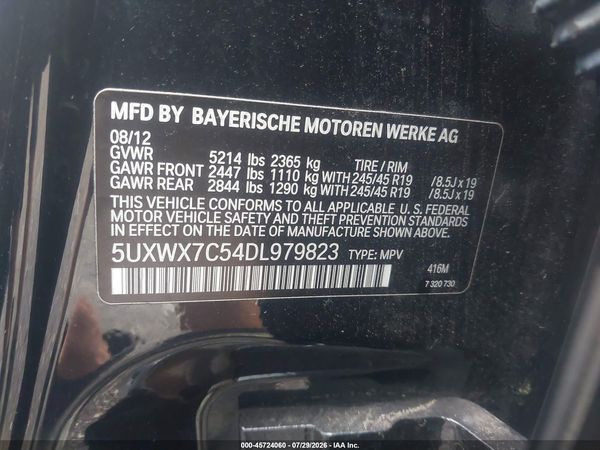 2013 BMW X3 XDRIVE35I