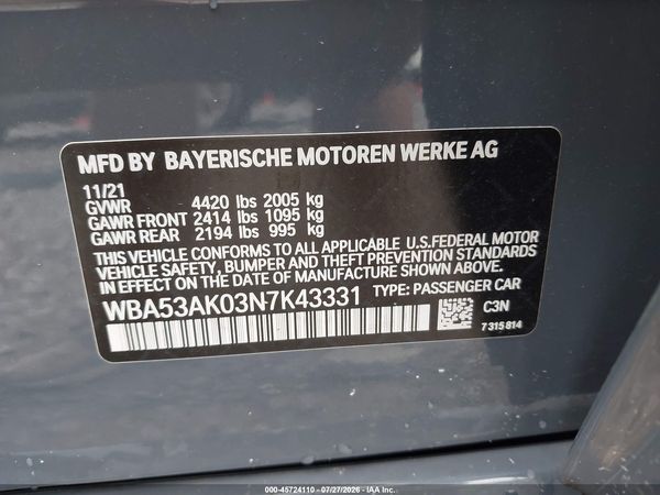 2022 BMW 228 GRAN COUPE I SDRIVE