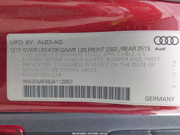 2018 AUDI A4