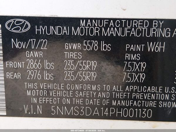 2023 HYUNDAI SANTA FE HYBRID SEL PREMIUM