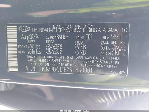 2025 HYUNDAI TUCSON SEL