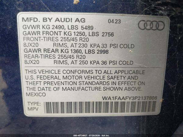 2023 AUDI Q5