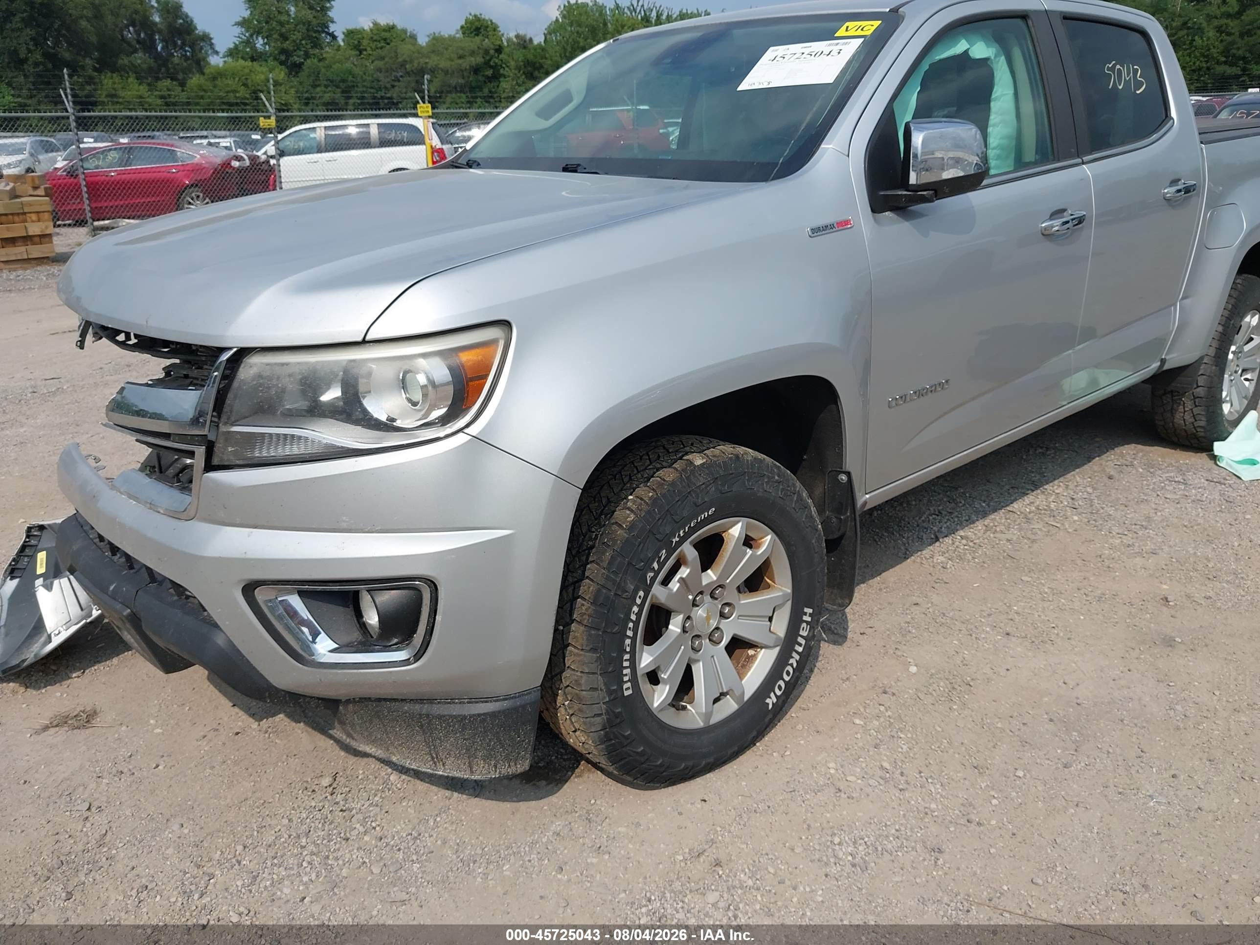 2017 CHEVROLET COLORADO 4WD LT — I2