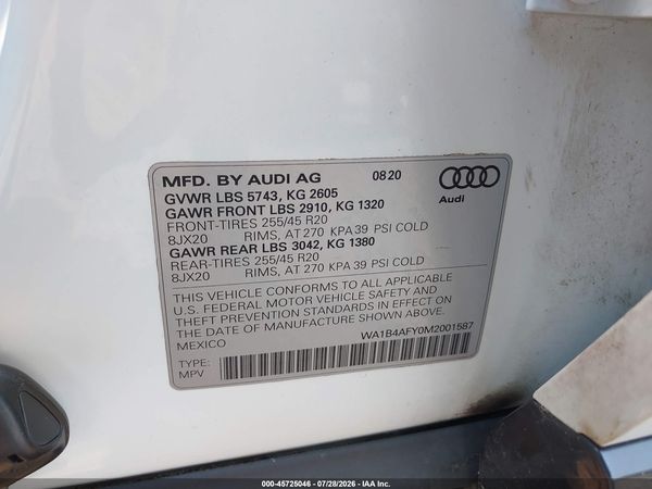 2021 AUDI SQ5