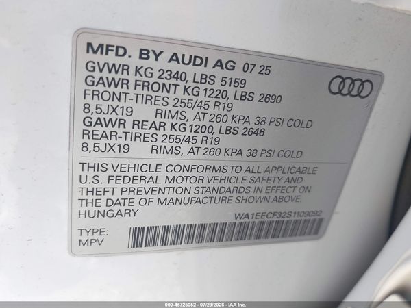 2025 AUDI Q3
