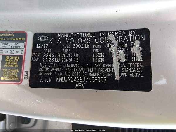 2018 KIA SOUL Base