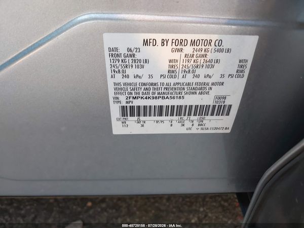 2023 FORD EDGE TITANIUM — I9