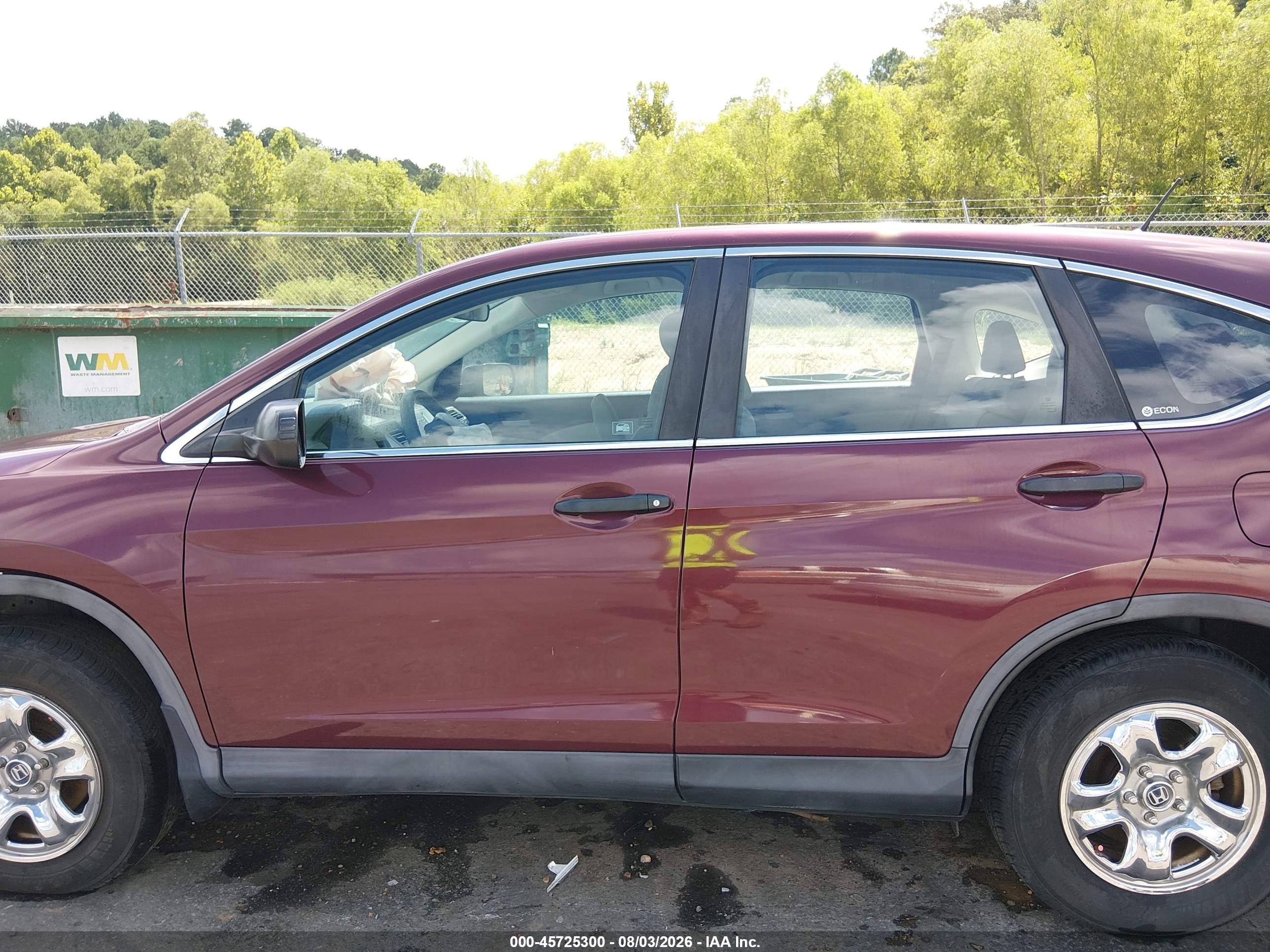 2012 HONDA CR-V LX