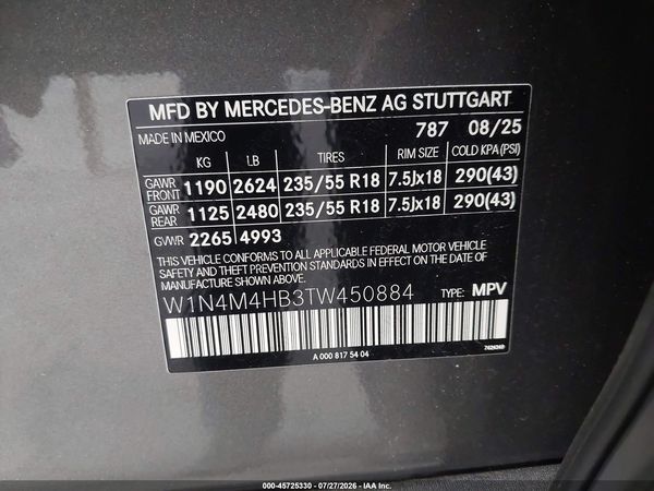 2026 MERCEDES-BENZ GLB 250 4MATIC