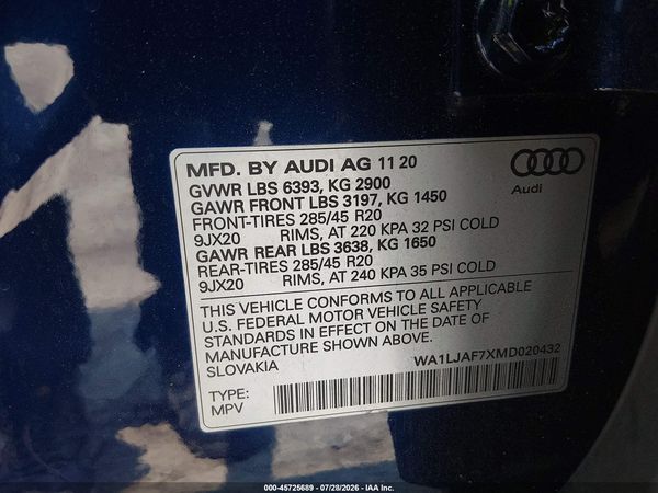 2021 AUDI Q7
