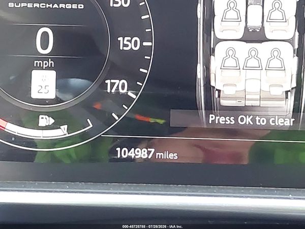 2018 LAND ROVER RANGE ROVER 5.0L V8 SUPERCHARGED