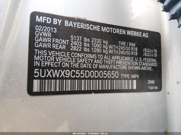 2013 BMW X3 XDRIVE28I