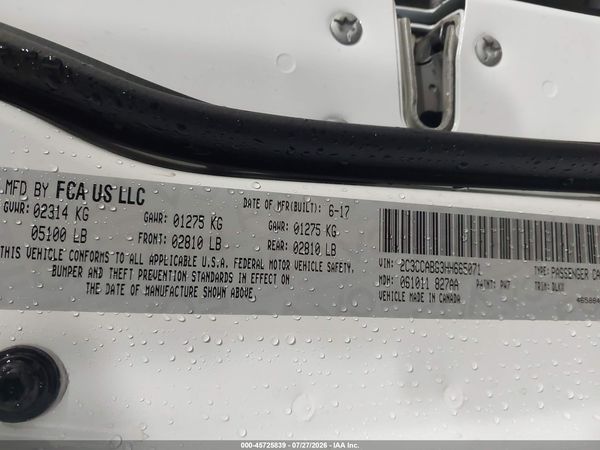 2017 CHRYSLER 300 300S ALLOY EDITION