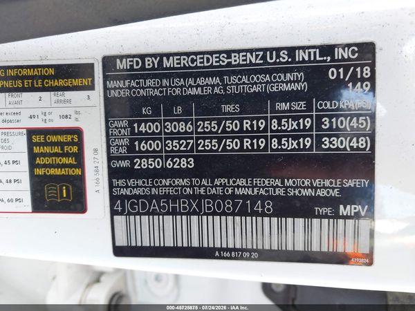 2018 MERCEDES-BENZ GLE 350 4MATIC