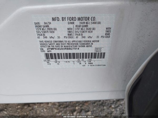 2024 FORD EDGE SE