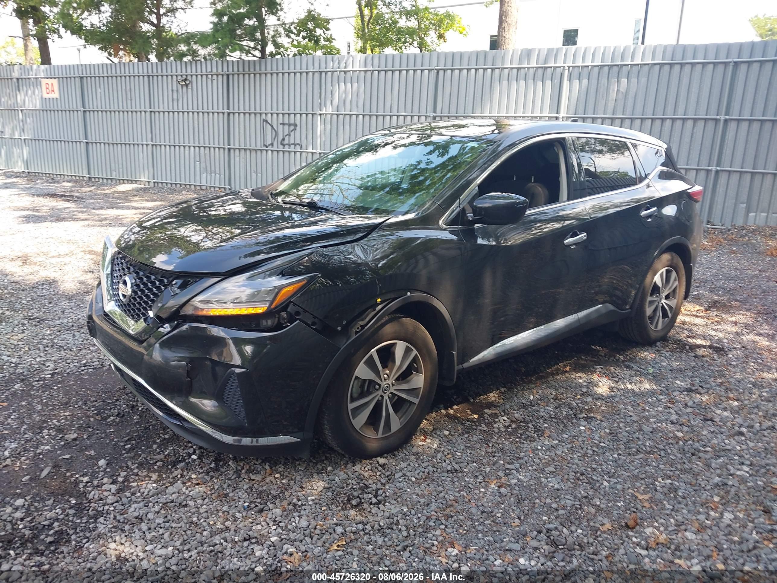 2022 NISSAN MURANO S FWD — I2