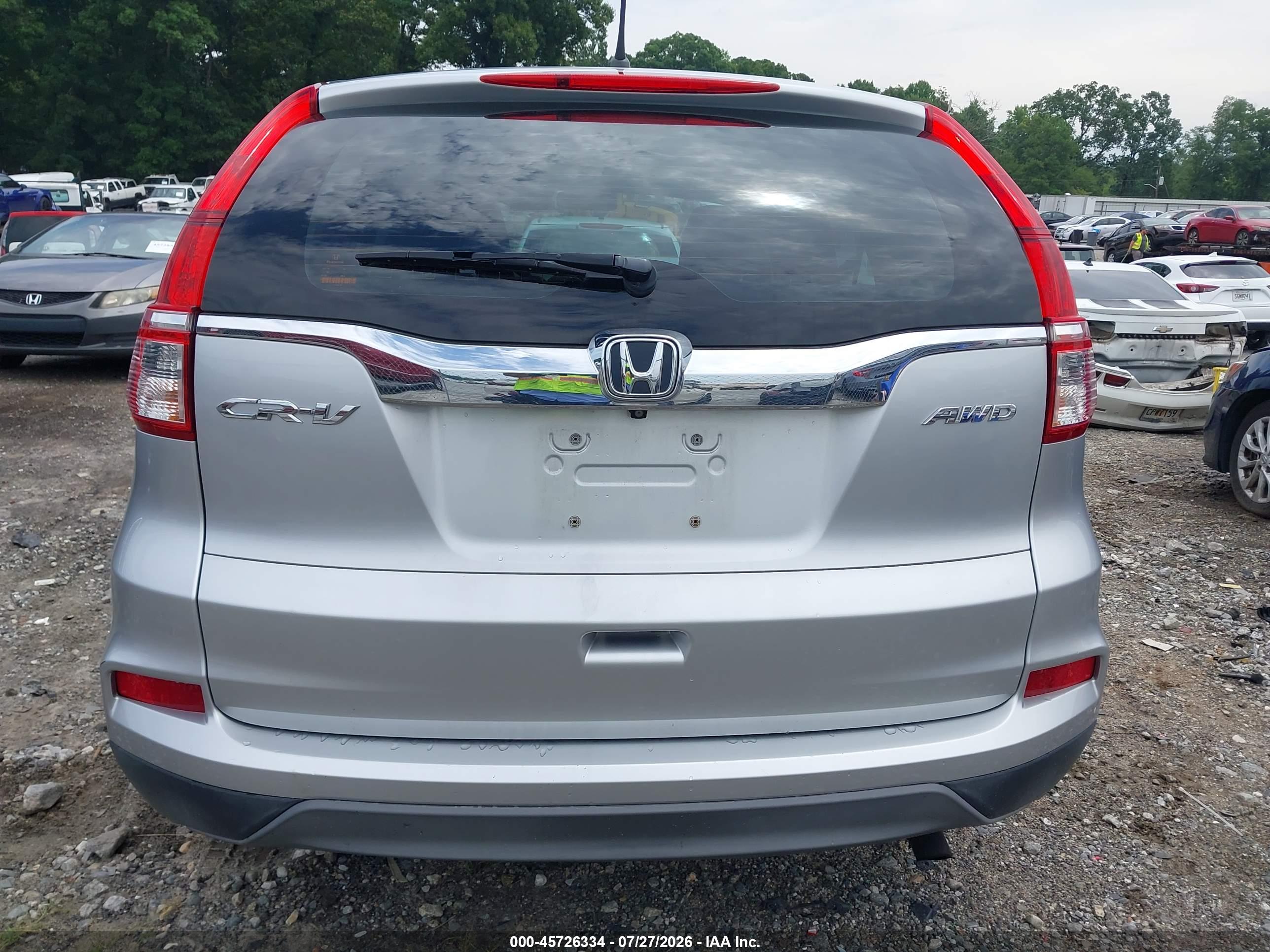 2015 HONDA CR-V LX