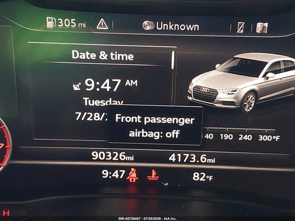 2018 AUDI A3 2.0T PREMIUM