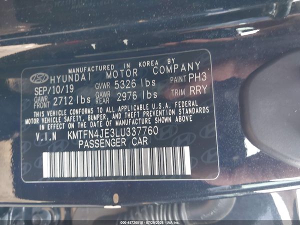 2020 GENESIS G80 3.8 RWD