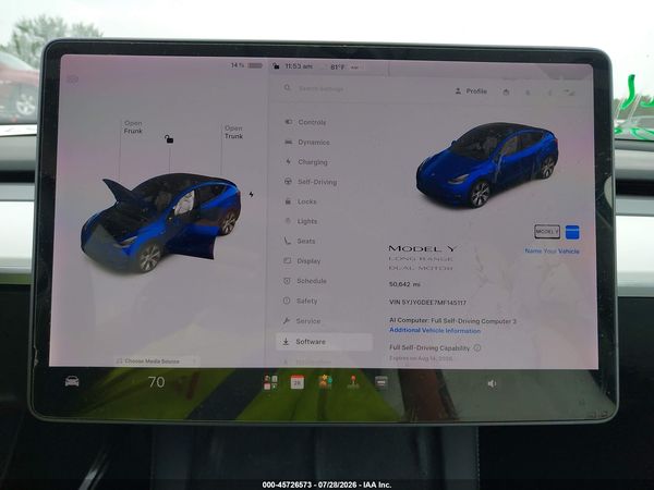 2021 TESLA MODEL Y