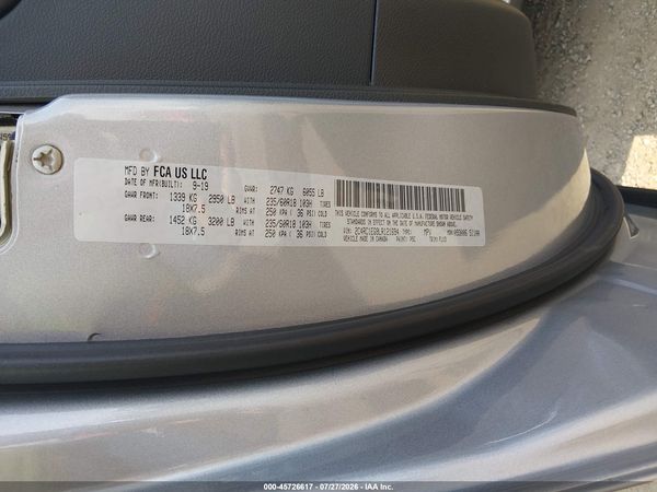 2020 CHRYSLER PACIFICA TOURING L PLUS