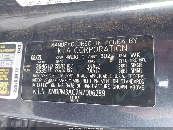 2022 KIA SPORTAGE LX
