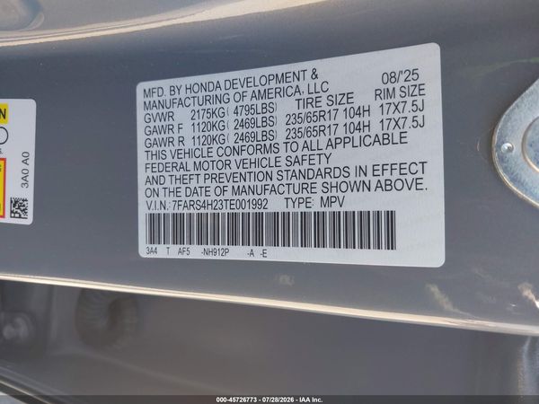 2026 HONDA CR-V LX AWD