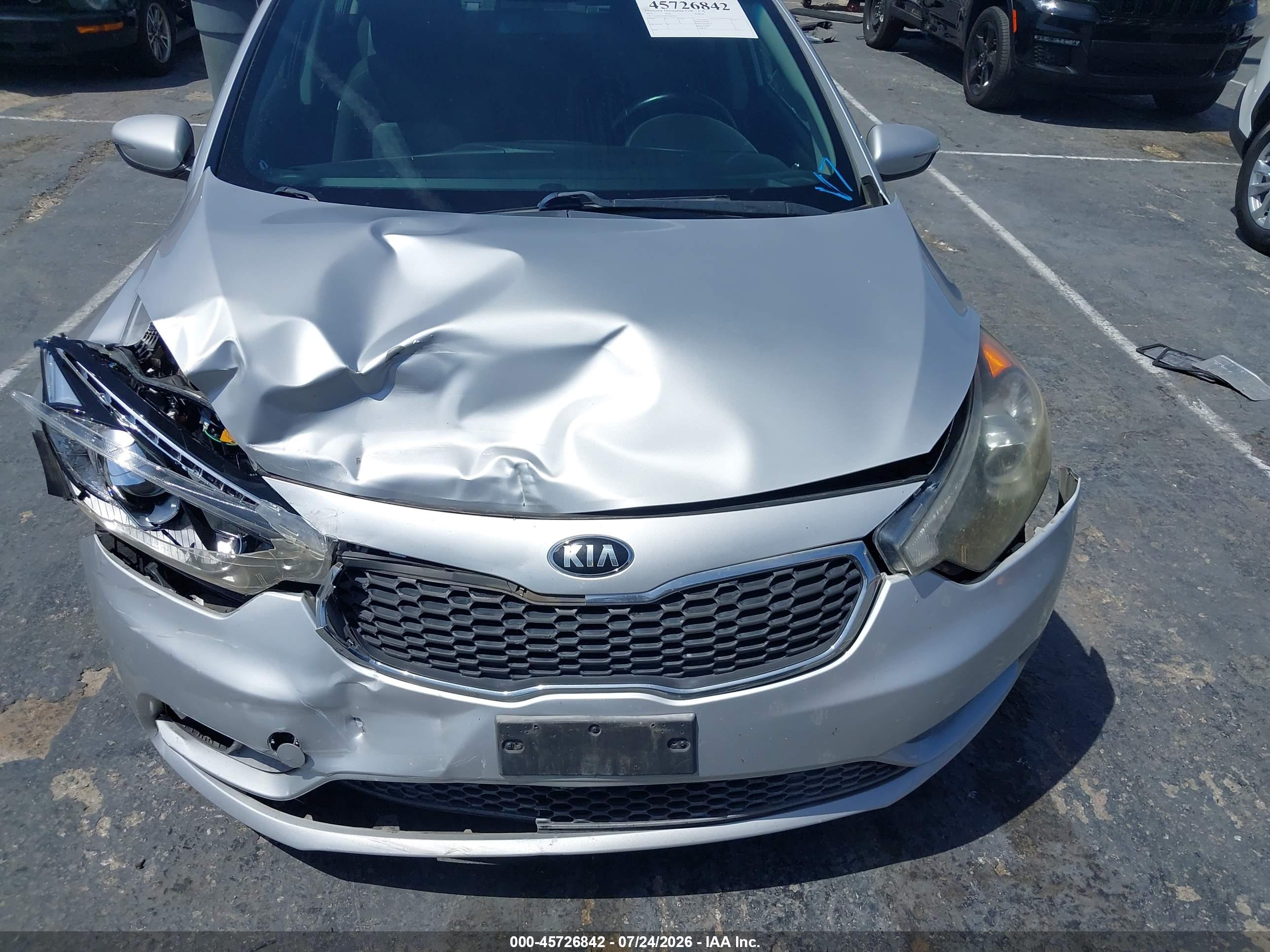 2016 KIA FORTE EX