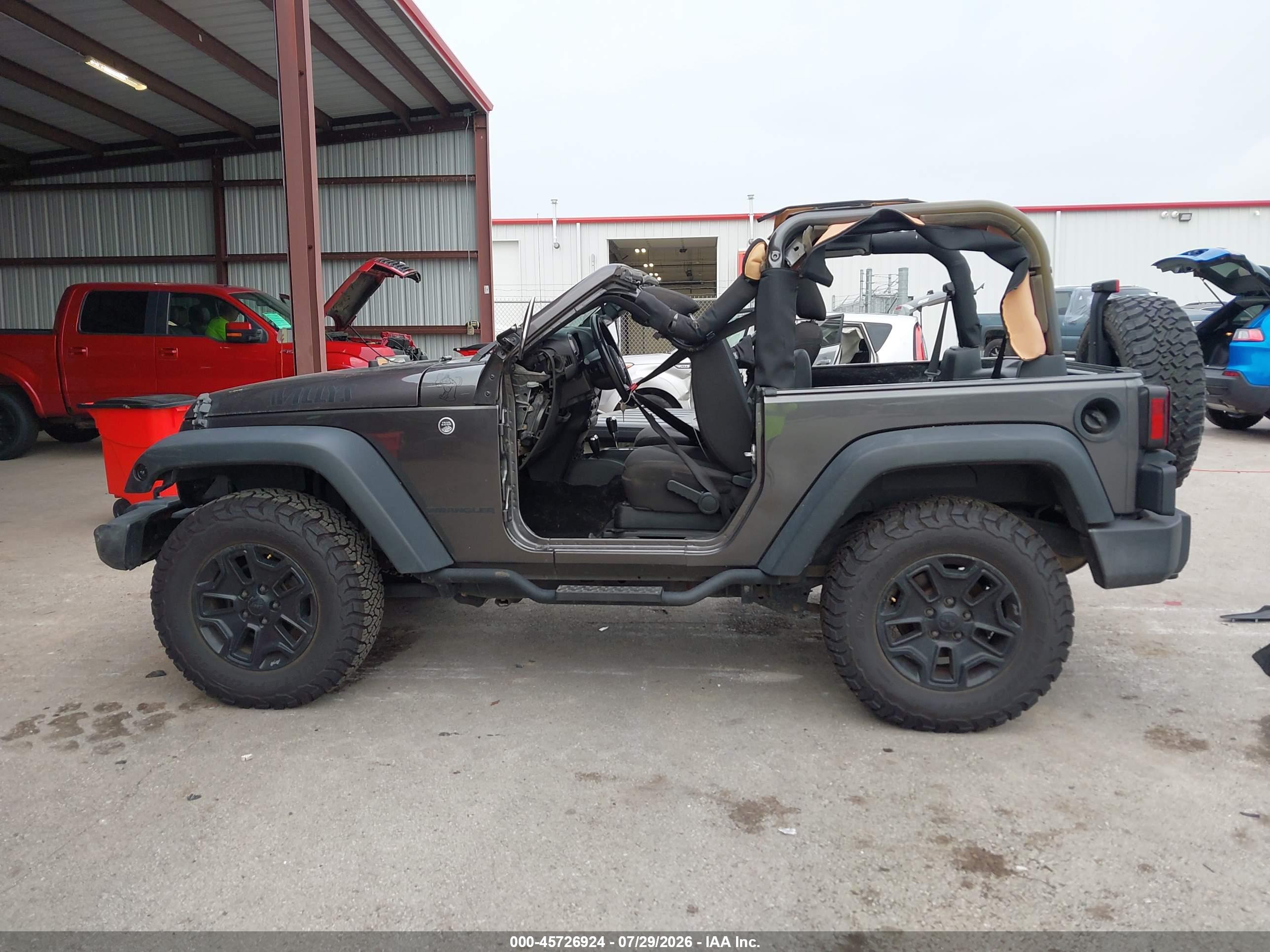 2016 JEEP WRANGLER WILLYS WHEELER