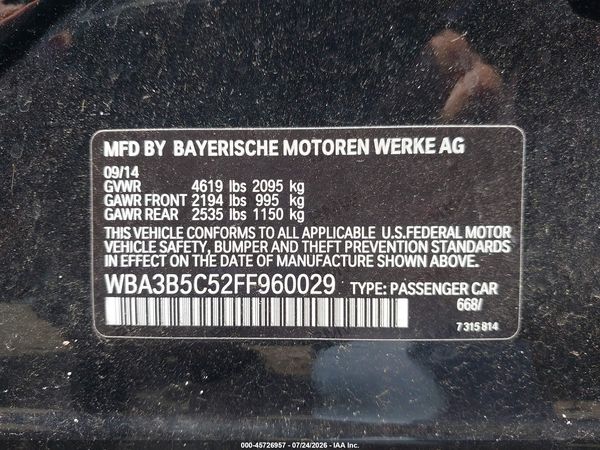 2015 BMW 328I XDRIVE