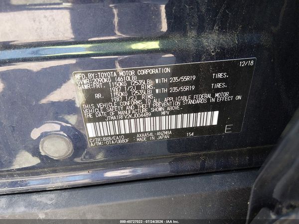 2019 TOYOTA RAV4 XLE PREMIUM