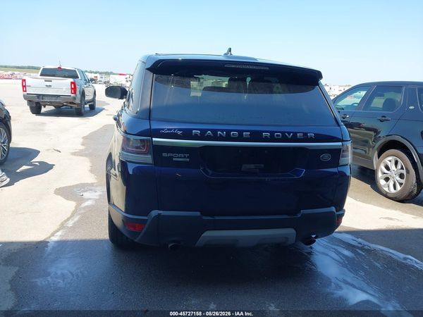 2016 LAND ROVER RANGE ROVER SPORT 3.0L V6 SUPERCHARGED HSE