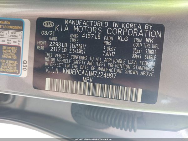 2021 KIA SELTOS LX