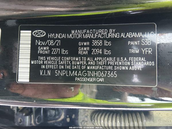 2022 HYUNDAI ELANTRA SEL