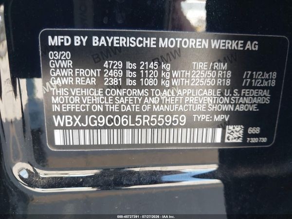 2020 BMW X1 XDRIVE28I
