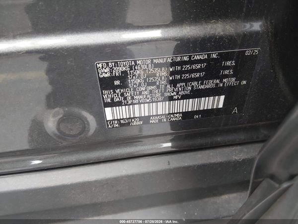 2025 TOYOTA RAV4 XLE