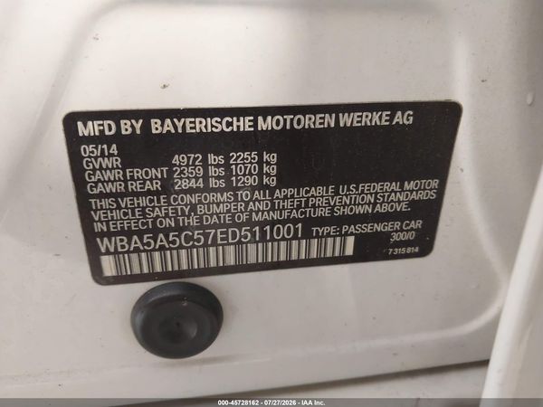 2014 BMW 528I