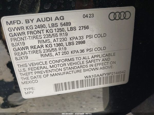 2023 AUDI Q5