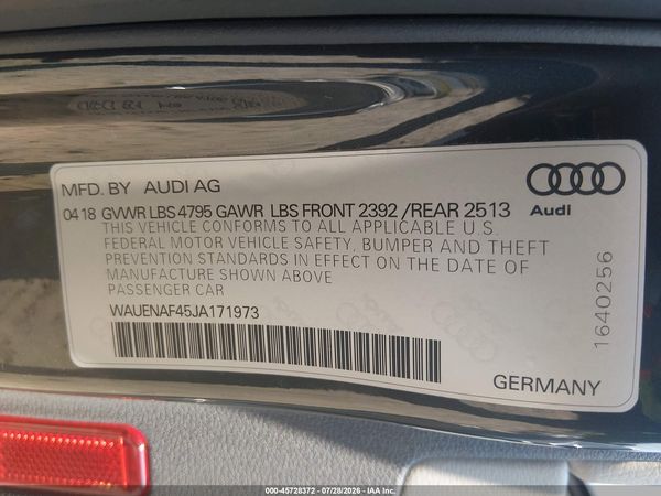 2018 AUDI A4