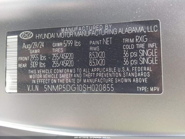 2025 HYUNDAI SANTA FE HYBRID CALLIGRAPHY