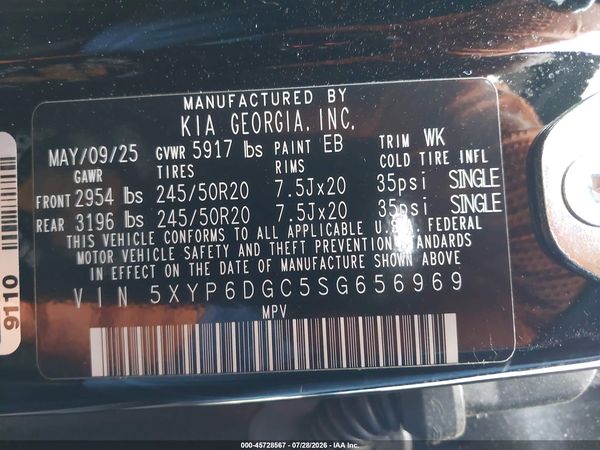 2025 KIA TELLURIDE S