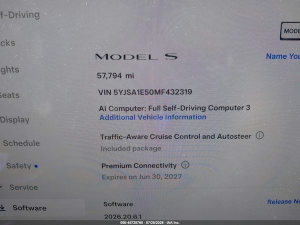 2021 TESLA MODEL S