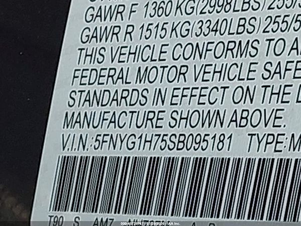 2025 HONDA PILOT TOURING