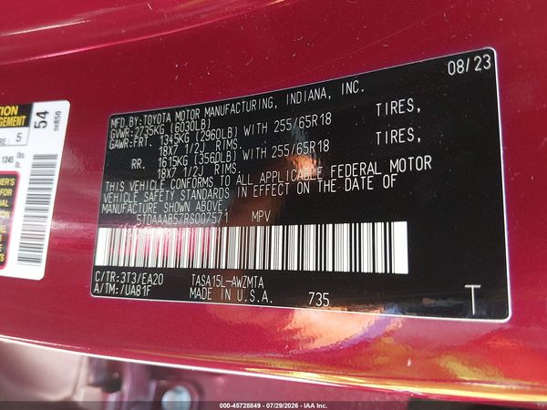 2024 TOYOTA GRAND HIGHLANDER XLE